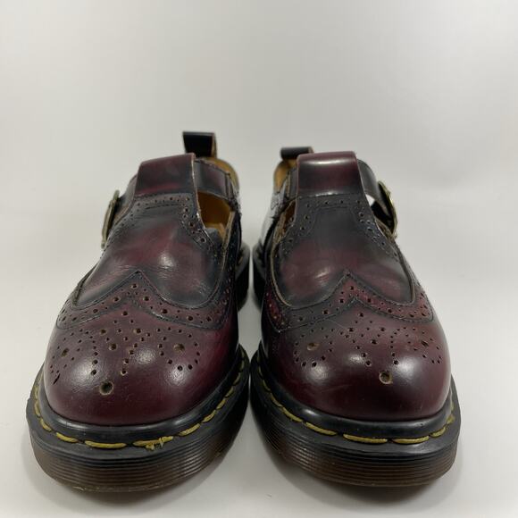 Dr. Martens Docs Vintage 8142 Wingtip T-Strap Mary Janes UK Size 6, US Size 8 - Picture 2 of 9